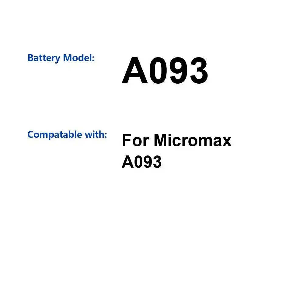 Para Micromax A093 Batería de teléfono móvil duradera de repuesto premium 1900Mah - imagen 3