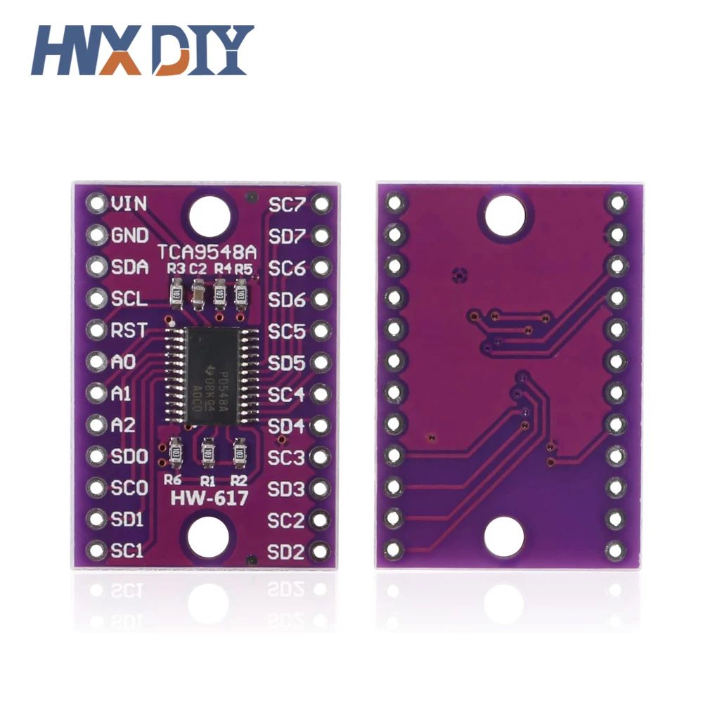 Placa de ruptura multiplexor para Arduino, 1/5/10 piezas, TCA9548A, I2C, IIC, placa de expansión de 8 canales - imagen 4