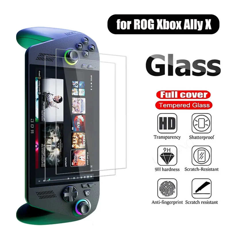 1/2 PCS Protective Tempered Glass for Asus ROG Xbox Ally X Anti-scratch Screen Protective Film for ROG Xbox Ally X Accessories