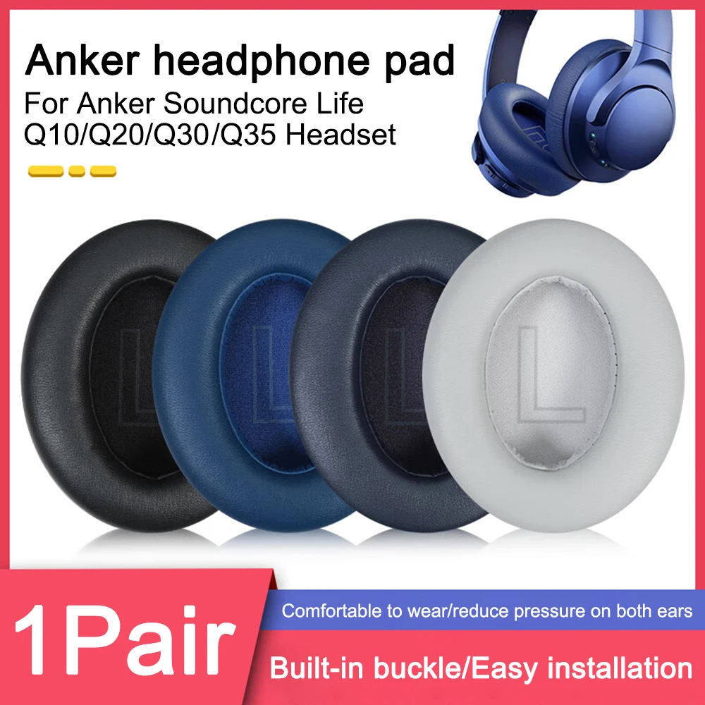 Almohadillas de repuesto para auriculares Anker Soundcore Life Q35 Q30 Q20 Q10, almohadillas de espuma viscoelástica - imagen 3