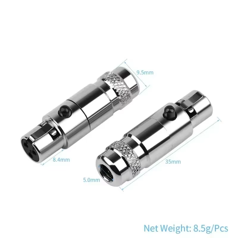 Conector XLR Hembra 3 y 4 Pines – Micrófono Audio Profesional - imagen 4