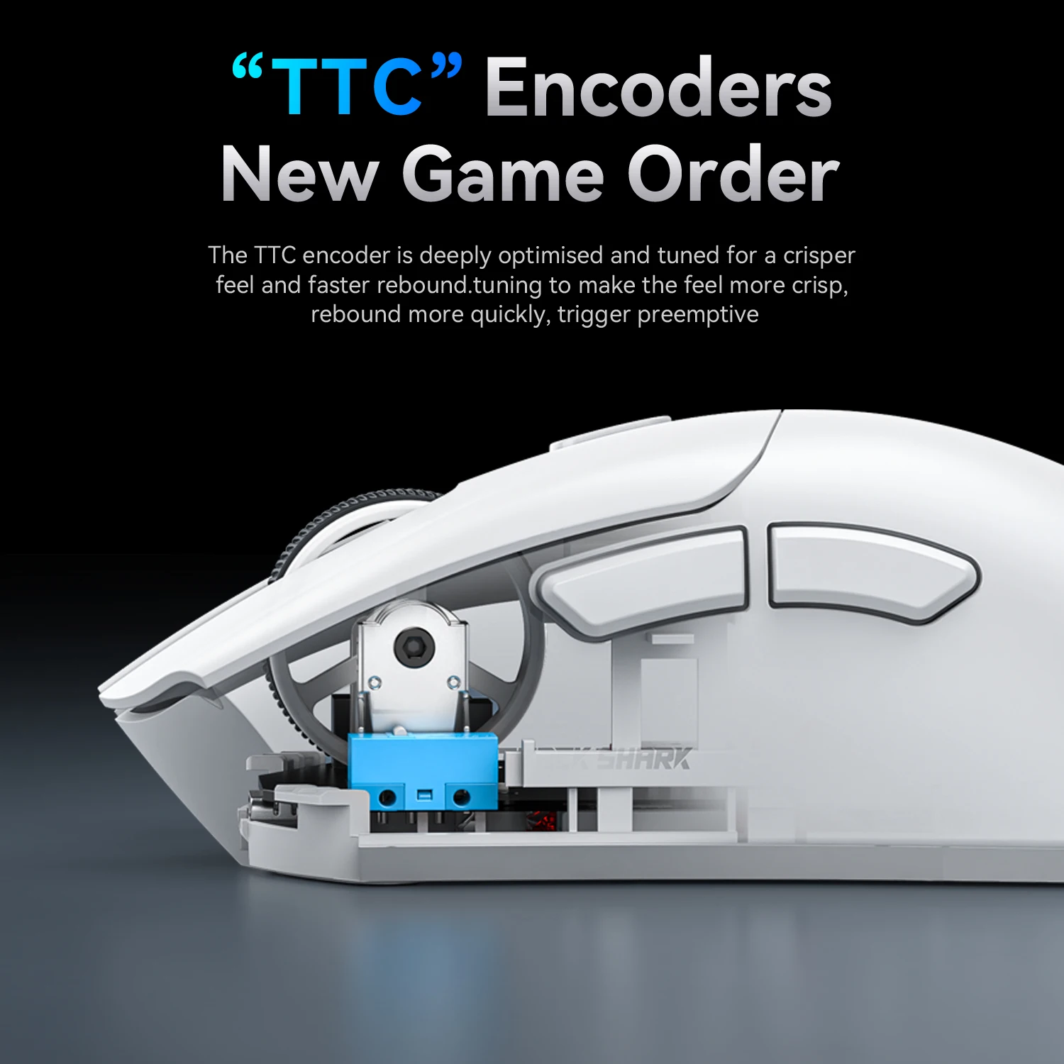 Attack Shark R1 ratón inalámbrico con Bluetooth para videojuegos, dispositivo con Sensor PAW3311, frecuencia de retorno de 1000Hz, trimodo, ergonómico, recargable - imagen 5