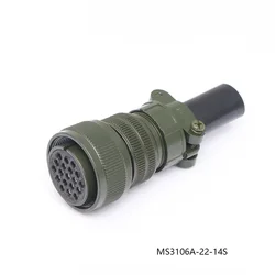 Conector Aviación MS3106A – Servomotor Aeroespacial