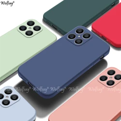 Honor X8 Funda Trasera Silicona Líquida Antigolpes TPU Lisa Protección