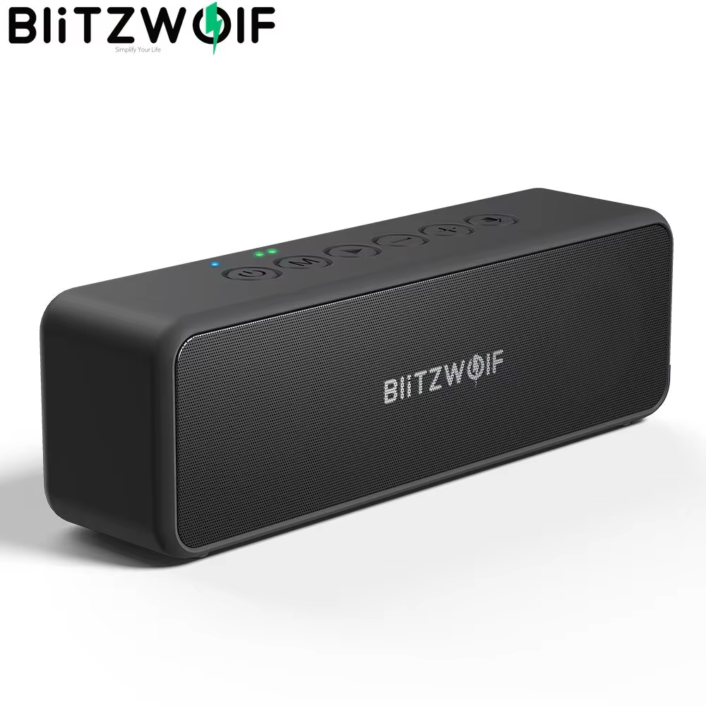 BlitzWolf Altavoz Bluetooth 30W TWS Estéreo IPX6 Portátil