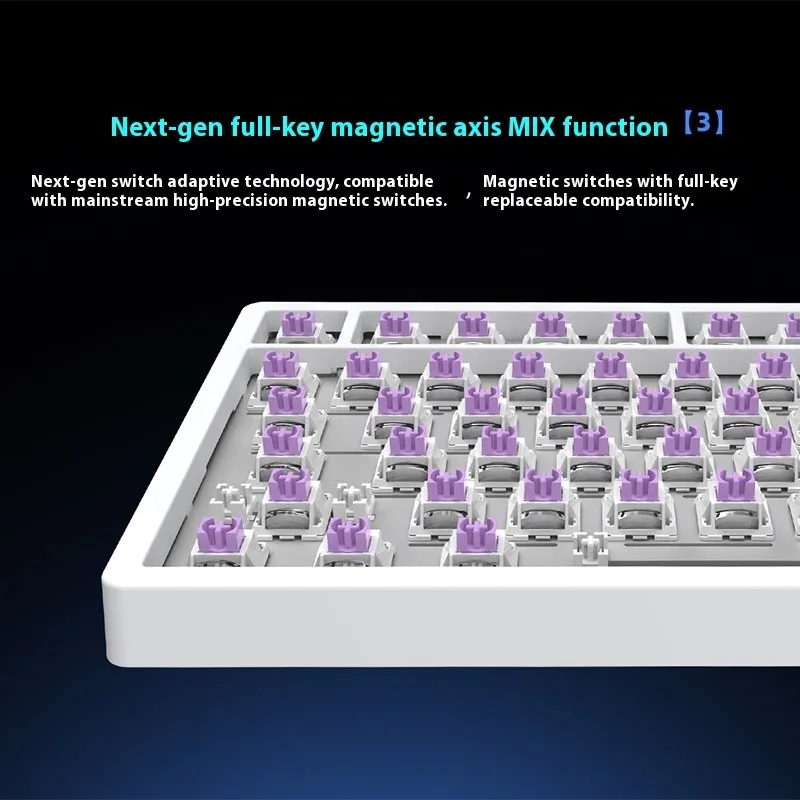 MARS75 PRO-teclado magnético para juegos, disparador rápido de 0,001 MM, 8KHz, velocidad de orolling, intercambiable en caliente, SOCD DKS RGB para juegos Esports - imagen 3