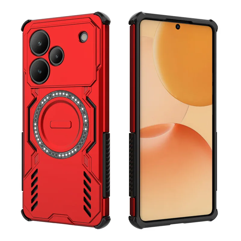 Para Realme P4 Pro Funda Realme P4 Pro Funda disipación de calor carga inalámbrica magnética Fundas protectoras para teléfono en Realme P4 Funda - imagen 5