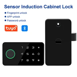 Cerradura Inteligente para Cajón con Huella y Bluetooth Tuya