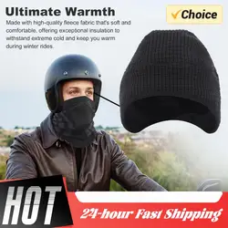 1/2 Uds gorra de ciclismo de lana gorra térmica a prueba de viento casco forro correr esquí motociclismo hombres MTB bicicleta sombrero senderismo pesca sombrero