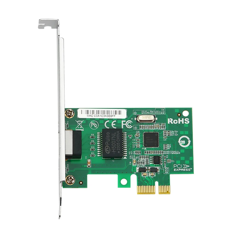 Tarjeta de red PCI Express PCIE X1 a RJ45, adaptador de red Gigabit Ethernet para Chip Intel I210 de 10/100/1000Mbps, arranque PXE para PC - imagen 3
