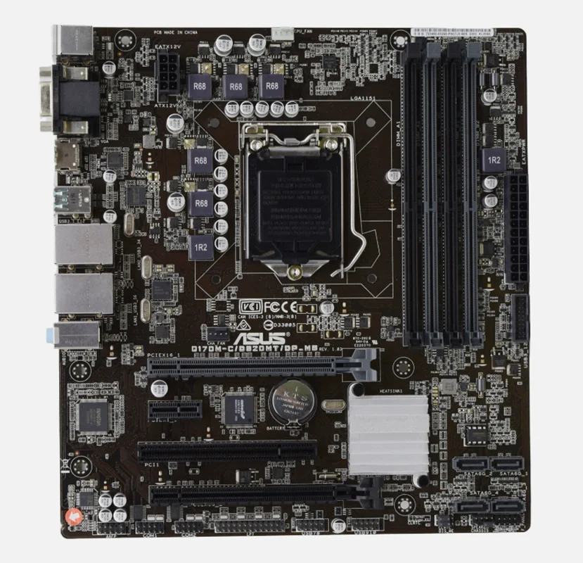 Placa base ASUS Q170M-C/D820MT/DP_MB mATX Intel Q170 LGA1151 DDR4 DP HDMI VGA SATA3 para 6/7th Intel Core - imagen 2