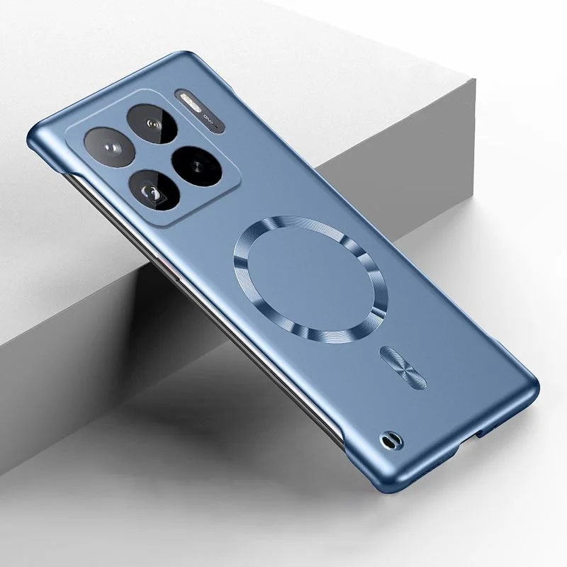 Funda sin marco delgada con pintura de Metal para XIAOMI 15 Ultra 14 13 12x11 Lite 10 10T 9T Pro cubierta dura de PC con carga inalámbrica magnética - imagen 4
