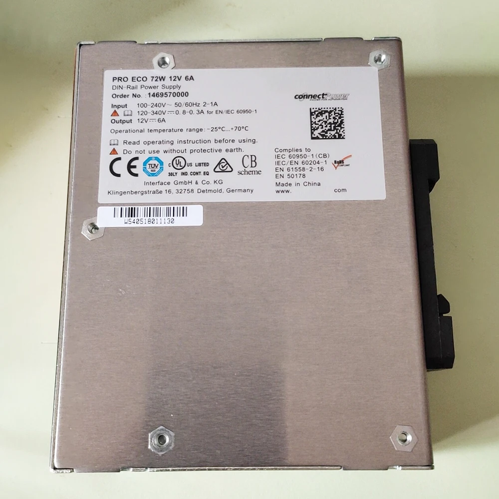 1469570000 Fuente de alimentación conmutada en carril DIN PRO ECO 72W 12V 6A - imagen 4