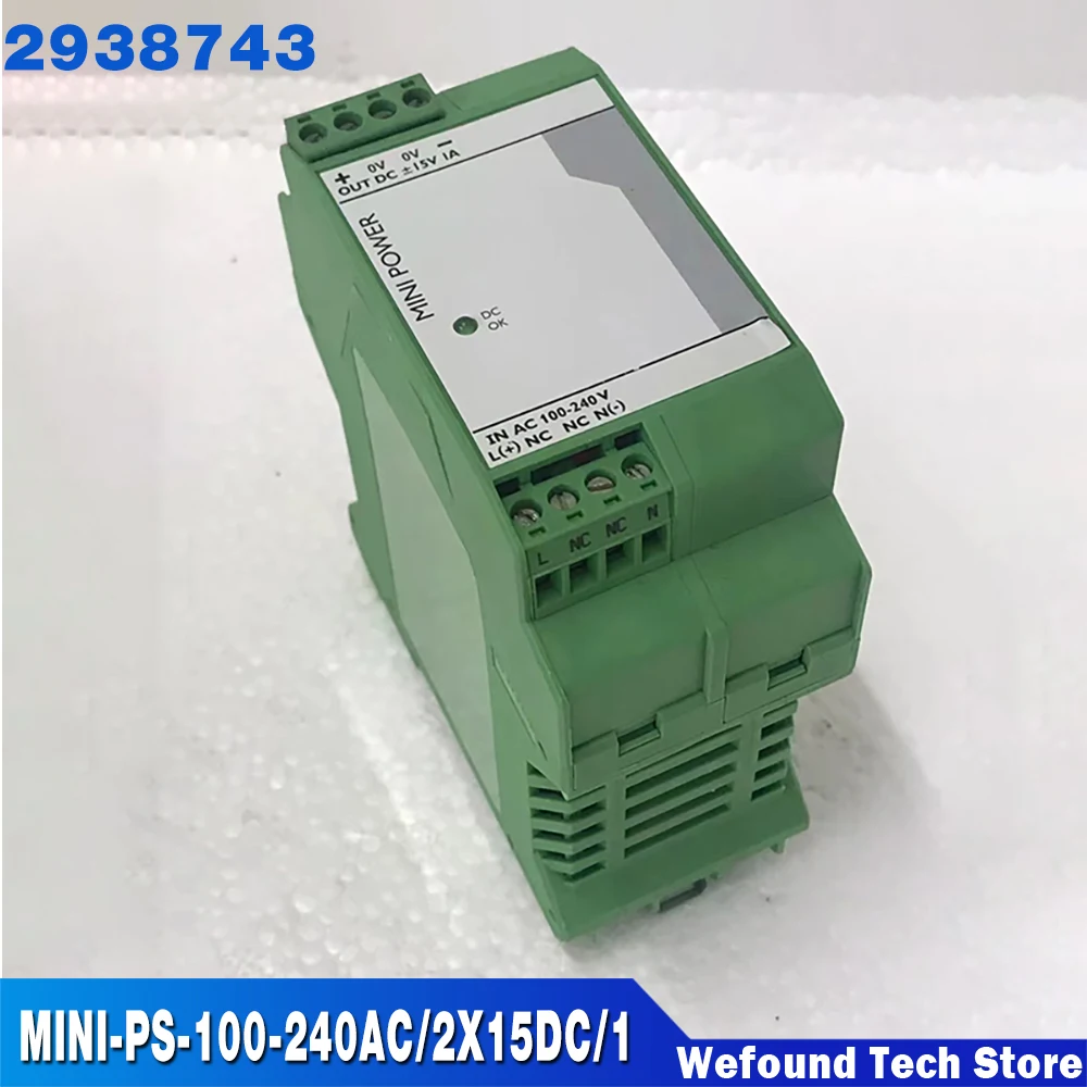 Original para fuente de alimentación Phoenix antes del envío prueba perfecta MINI-PS-100-240AC/2X15DC/1 2938743 - imagen 2