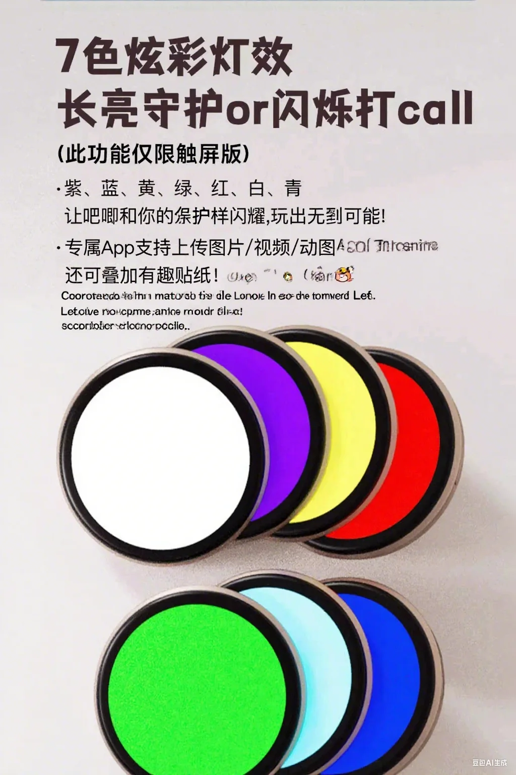 Insignia digital inteligente de anime Bluetooth: marco de fotos de tinta electrónica con pantalla táctil con reproducción de vídeo, LED de 7 colores, control por aplicación, batería de 18 horas - imagen 3