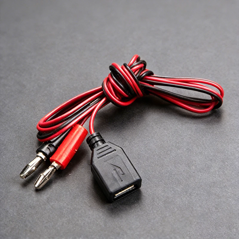 Cable de prueba DIY USB macho/hembra a conector Banana de 4mm, Cable de carga hembra, enchufe USB a Cable de conexión de conector Banana - imagen 4