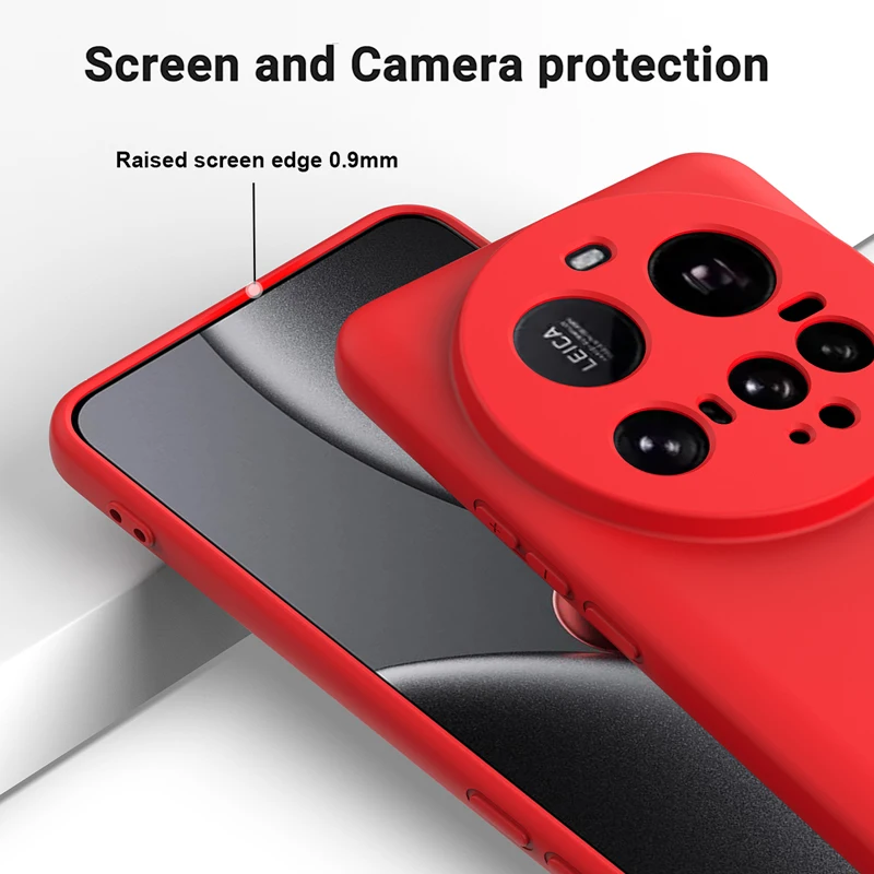 Para Xiaomi 15 Ultra funda ELVEV buena calidad Linda funda protectora de silicona líquida para teléfono con una capa de terciopelo en el interior