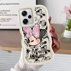 Funda de Mickey Minnie Mouse de Disney para Xiaomi Redmi 14C 12C 10C 9C A3 13C A1 A2 Plus A5 10A 8 funda de teléfono suave