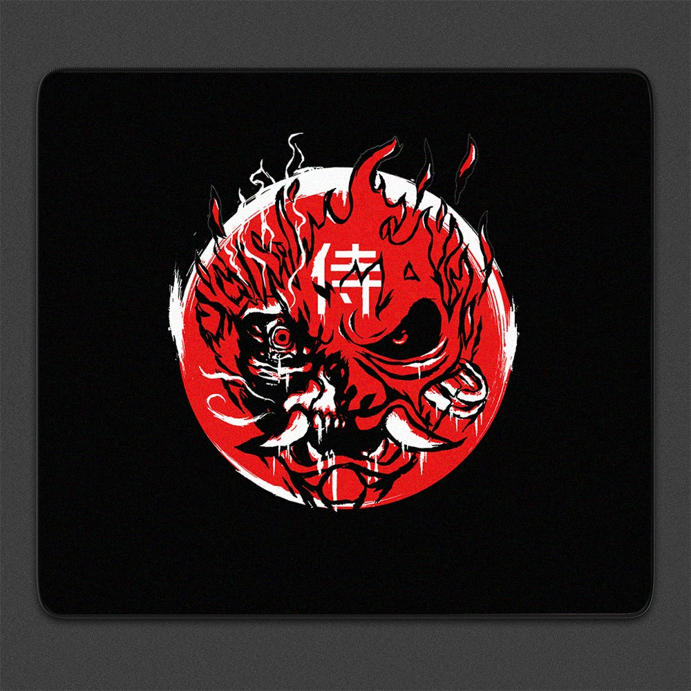 Alfombrilla de ratón Oni Mask e-sports para Gamer, alfombrilla de ratón profesional con superficie impermeable para juegos, borde de bloqueo Premium, alfombrilla para ratón de ordenador - imagen 2