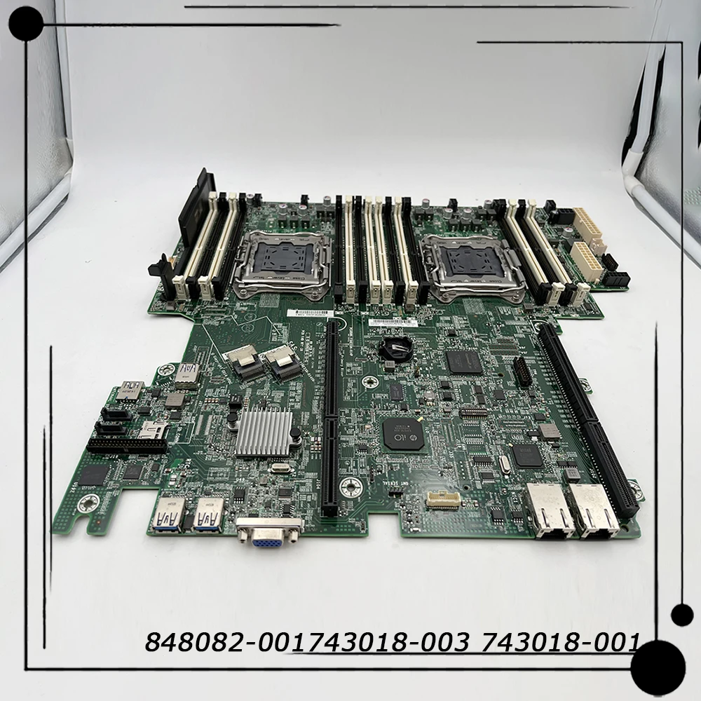 848082-001 V4 743018-003 743018-001 V3 DL160 G9 DL180 G9 Servidor Placa base de escritorio Totalmente probada - imagen 2