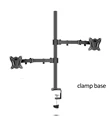 with clamp base