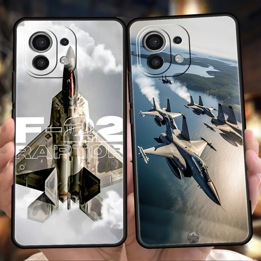 Funda para Xiaomi 15 14 13 12 Lite 14T 13T 12T Pro Poco X7 X6 X5 X4 X3 NFC F7 Ultra F6 Pro cubierta avión helicóptero avión