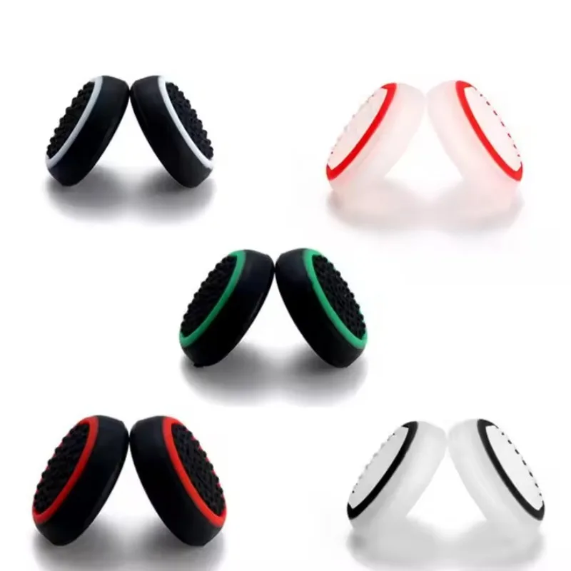 10 unids/set funda de Joystick analógico de silicona antideslizante para PS3 PS4 Gamepad Thumbstick Thumb Stick Grip Cover para controlador Xbox 360 - imagen 2