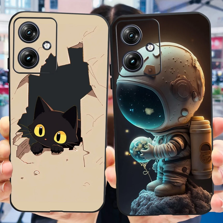 Funda de silicona blanda para Motorola Moto G54, cubierta pintada a la moda, XT2343-1, bolsas para Moto G84 G 54 MotoG54 MotoG84 - imagen 4