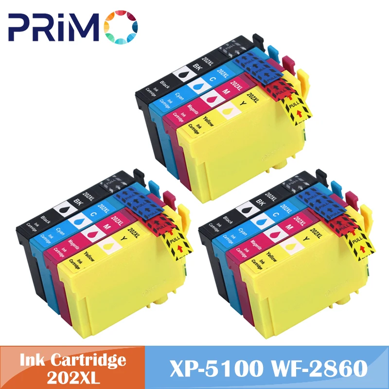 Cartucho de tinta T202XL 202XL 202 XL North Amercial Australia para Epson Expression Home XP-5100 WorkForce WF-2860