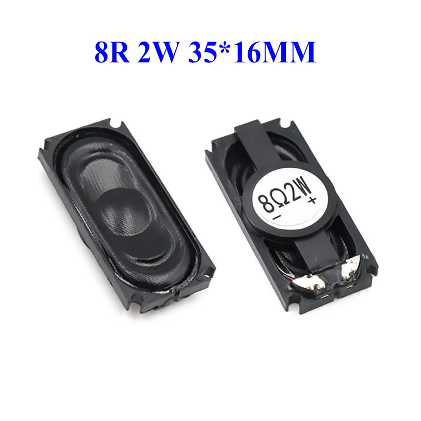 Altavoz para Notebook, bocina de 2 W, 8R, 3516, 1635, 8 ohmios, 2 vatios, 8R, 1W, 35x16MM, grosor de 5,2 MM, 10 unidades - imagen 2