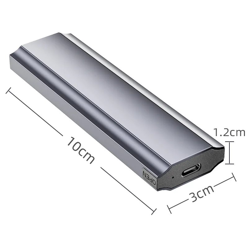 Caja de disco duro UTHAI M11 M.2 SSD, diseño sin herramientas para NGFF/NVME 10G/5G, protocolo Dual tipo C3.1, carcasa de unidad de estado sólido - imagen 5