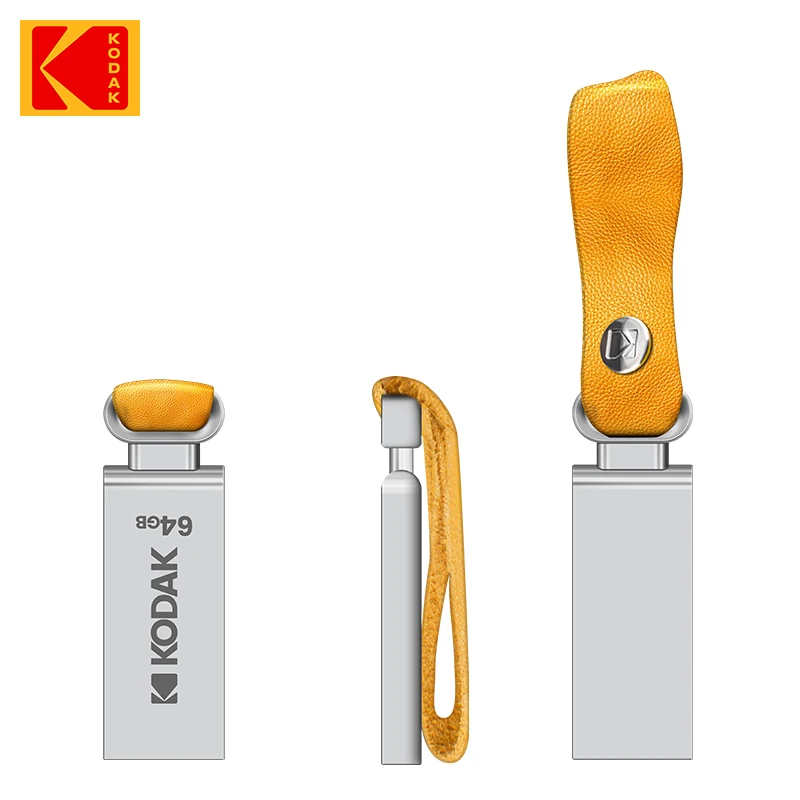 KODAK K122 unidades Flash de Metal USB2.0 128GB 32GB 64GB USB Mini Pen Drive memoria Flash para PC portátil coches - imagen 5