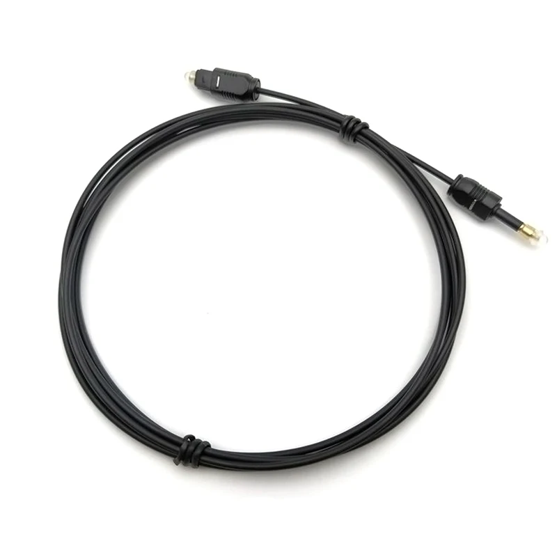 Cable de Audio Toslink con enchufe de 3,5mm, Cable de fibra óptica SPDIF Digital chapado en oro para altavoz, reproductor Blu-ray, amplificador de potencia Xbox - imagen 3
