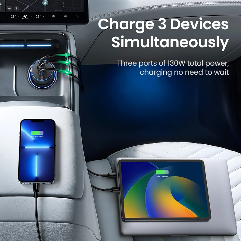 Ugreen Cargador de coche USB-C PD 130W para iPhone 15/14/13 Pro - imagen 4