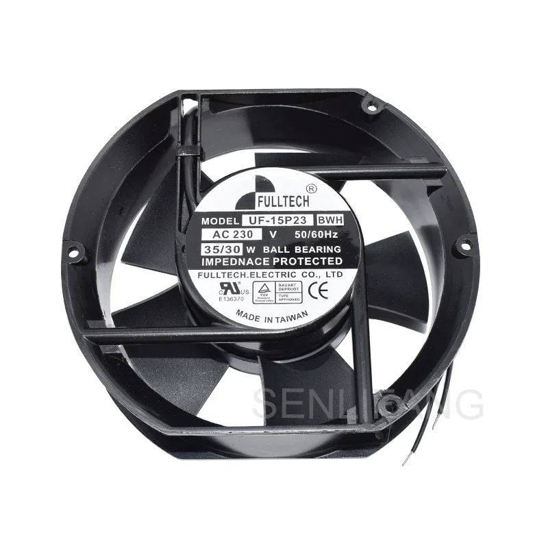 Ventilador BWH de 230V para FULLTECH Cooler, nuevo, UF-15P23, 35/30W, 172x150x50mm, 2 líneas