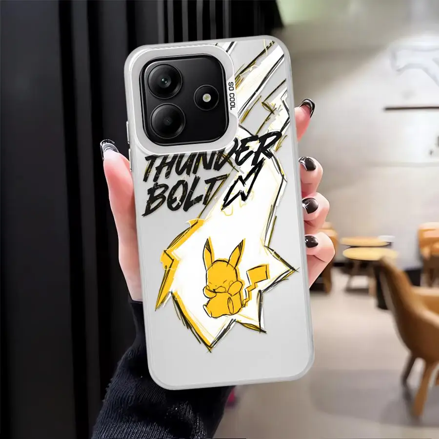 Funda de Anime Poke-mons Pika-chus para Xiaomi Redmi Note 14 Pro Plus 10Lite 12s 10s 9s 13 12 11 11s - imagen 2