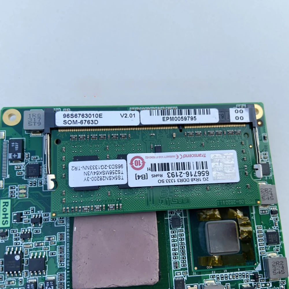 SOM-6763 B1 01-3 para placa base de Control Industrial Advantech, máquina de desmontaje original SOM-6763D - imagen 4