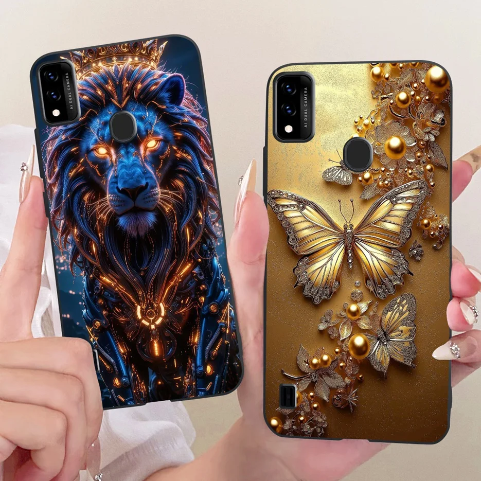 Para ZTE Blade A51 funda BladeA71 A7030 nueva mariposa árbol pintado funda de silicona suave para ZTE Blade A71 A 51 BladeA51 parachoques - imagen 3