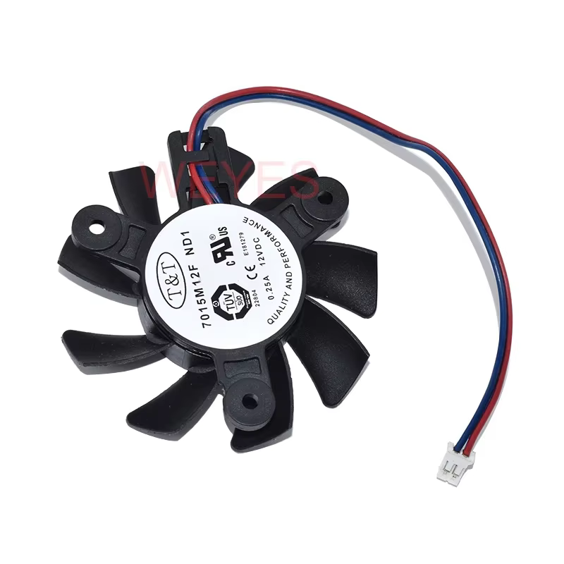 Nuevo 7015M12F ND1 para T & T DC12V 0.25A 2 pines 47*47*47mm gráficos/tarjeta de vídeo ventilador de refrigeración VGA - imagen 2