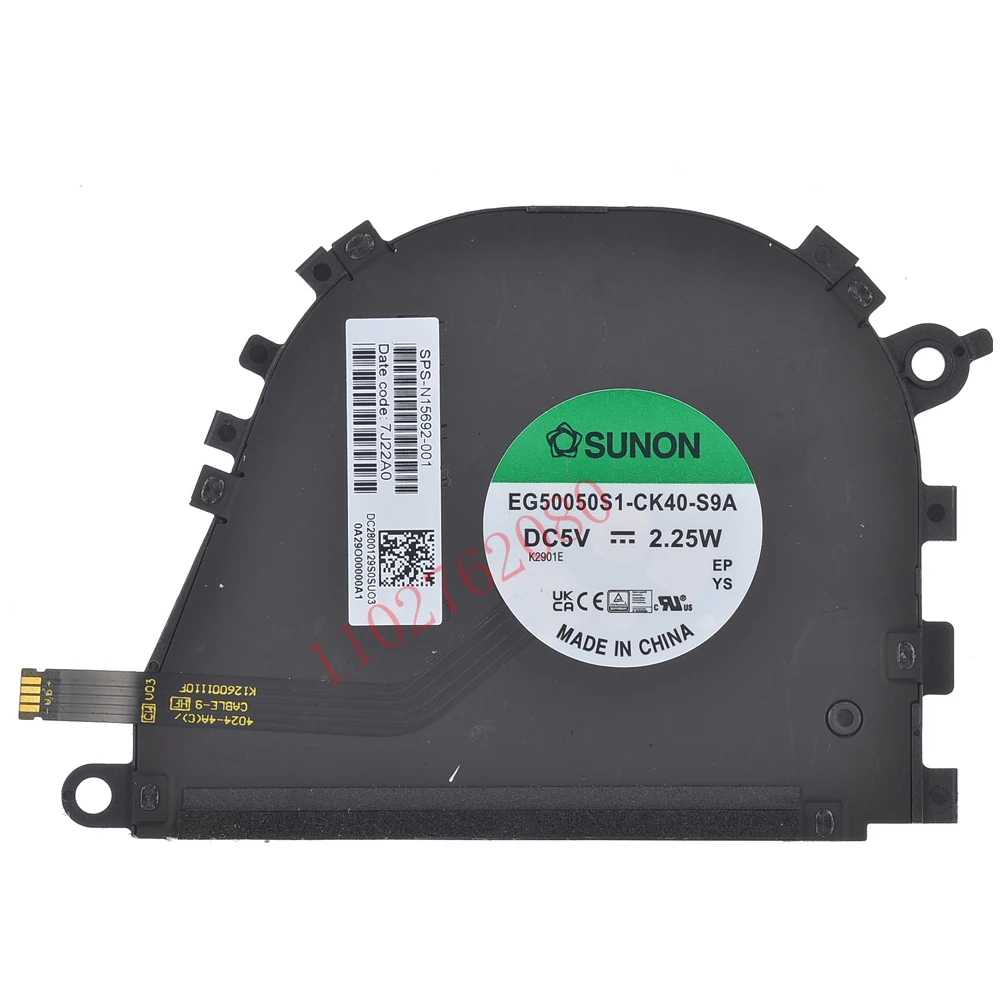 Ventilador de refrigeración de CPU para portátil Original para HP Envy x360 13-BF 13-BF0013DX TPN-C161 serie 2 en 1 EG50050S1-CK40-S9A N15692-001
