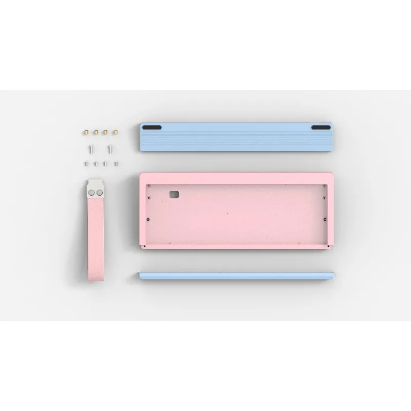 Carcasa de teclado 60HE, carcasa de aluminio CNC, Compatible con GH60, Wooting60HE GT60, accesorios de teclado mecánico para juegos personalizados, regalo - imagen 2