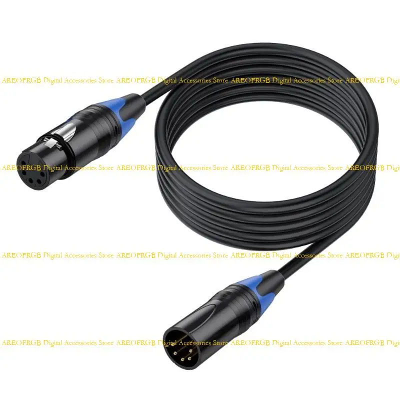 E21E 50 1.8m 300cm 5m 10m 5pin Conector XLR Línea cable Male a DMX512 Cable - imagen 4