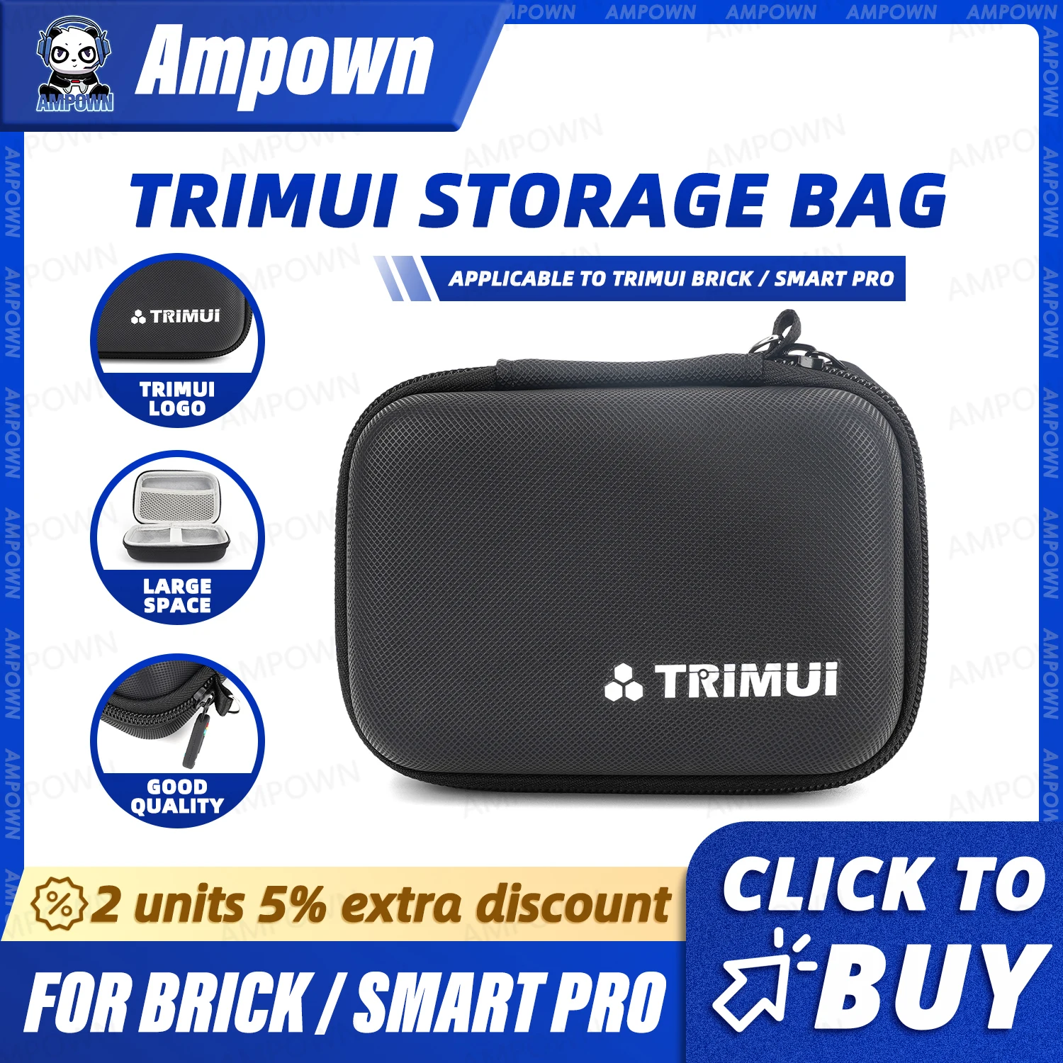 Bolsa de almacenamiento Original TRIMUI para Brick Smartpro a prueba de polvo y caídas con logotipo TRIMUI, funda protectora para consola TRIMUI antiarañazos