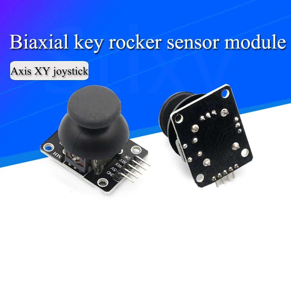 Módulo de Joystick XY de doble eje para Arduino, Sensor de palanca de Control de Joystick PS2 de mayor calidad, 4,9 KY-023 nominal/5