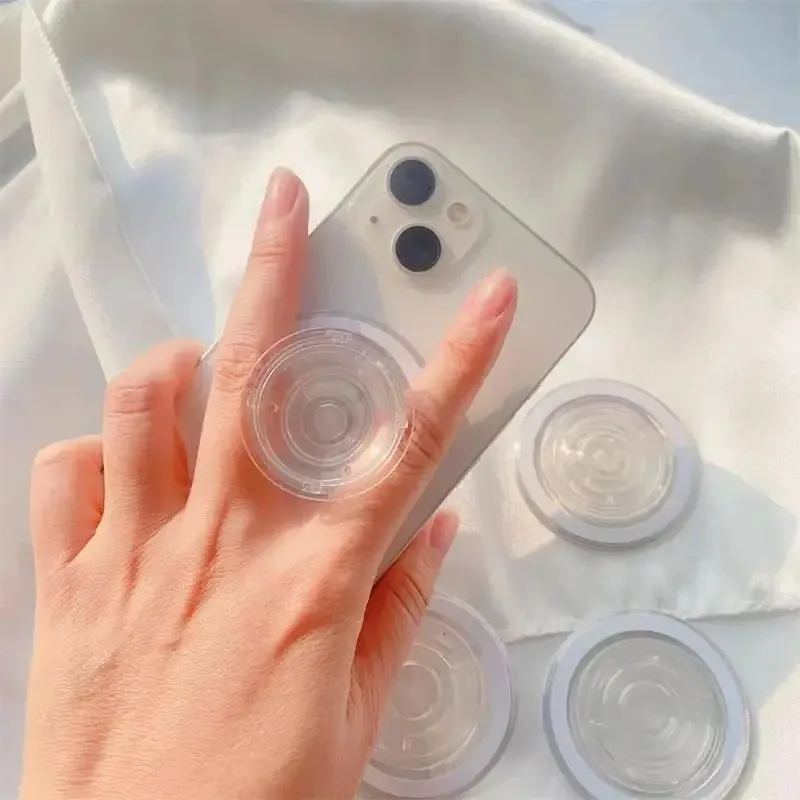 Anillo de agarre plegable magnético para teléfono móvil con anillo de hierro, soporte expansible para dedo, soporte para iPhone, Samsung, todos los teléfonos inteligentes - imagen 4