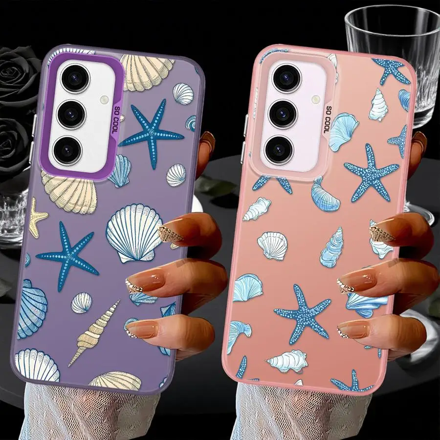 Funda de concha costera para Xiaomi Poco X5 X3 Pro F3 GT X3 NFC C50 C51 F4 funda trasera para teléfono