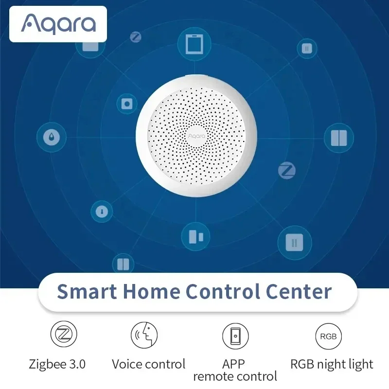 Aqara Hub M1S Gateway inalámbrico Zigbee 3,0 Wifi RGB LED luz nocturna Control remoto funciona con la aplicación Xiaomi Mijia Homekit - imagen 3
