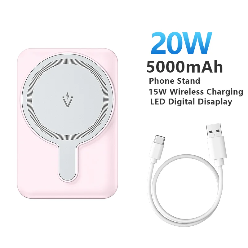 5000mAh Pink