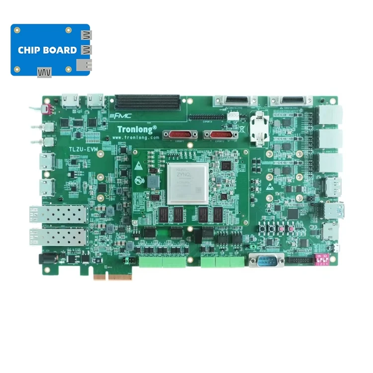 Tronlong XCZU7EV Xilinx Zynq UltraScale+ MPSoC ARM+FPGA 4K Codec Placa industrial