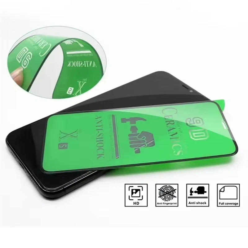 1-5 uds 9D Protector de pantalla de cerámica para iPhone 13 11 17 Pro Max Air 16 15 14 12 Mini XR Xs X 7 8 Plus SE película protectora suave - imagen 4